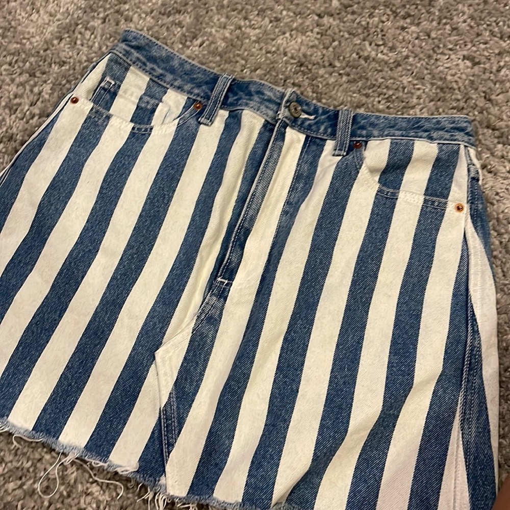 Stripe Abercrombie skirt